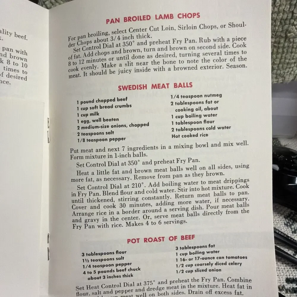Table Chef 425°f 120 continued